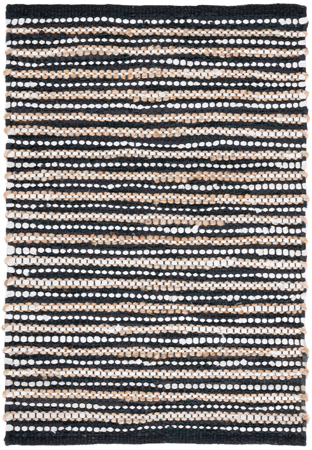 Safavieh Vintage Leather Vtl205Z Black/Ivory Rug.
