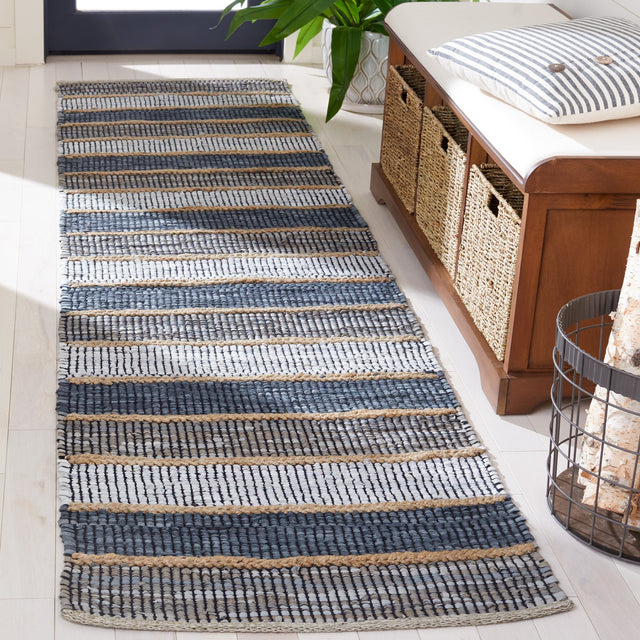 Safavieh Vintage Leather Vtl206F Grey/Natural Rug.