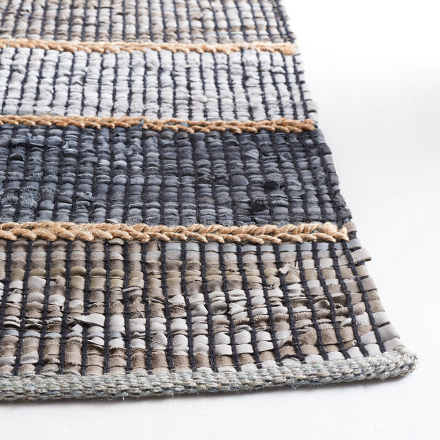 Safavieh Vintage Leather Vtl206F Grey/Natural Rug.