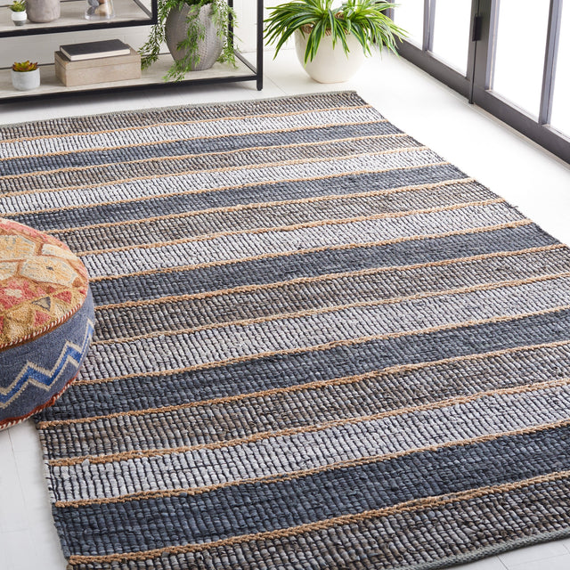 Safavieh Vintage Leather Vtl206F Grey/Natural Rug.