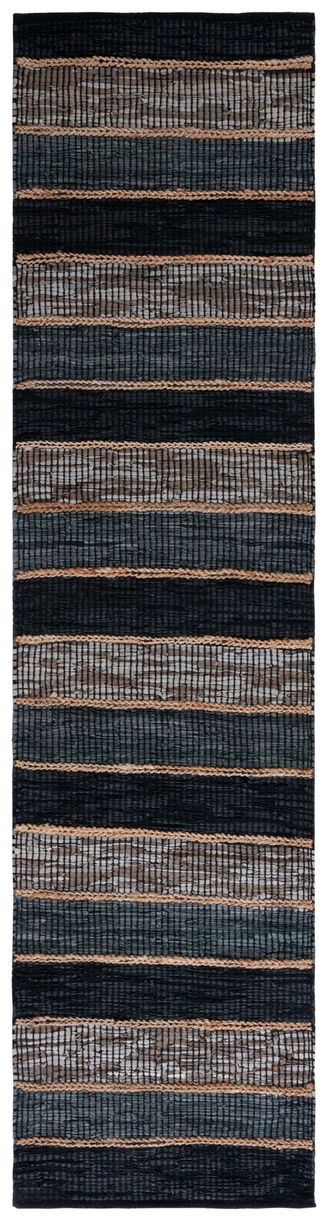 Safavieh Vintage Leather Vtl206Z Black/Natural Rug.