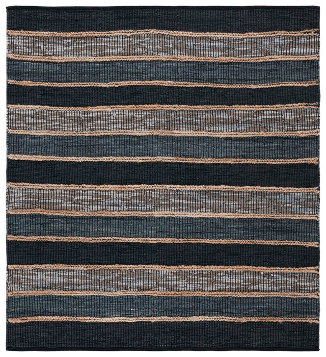 Safavieh Vintage Leather Vtl206Z Black/Natural Rug.