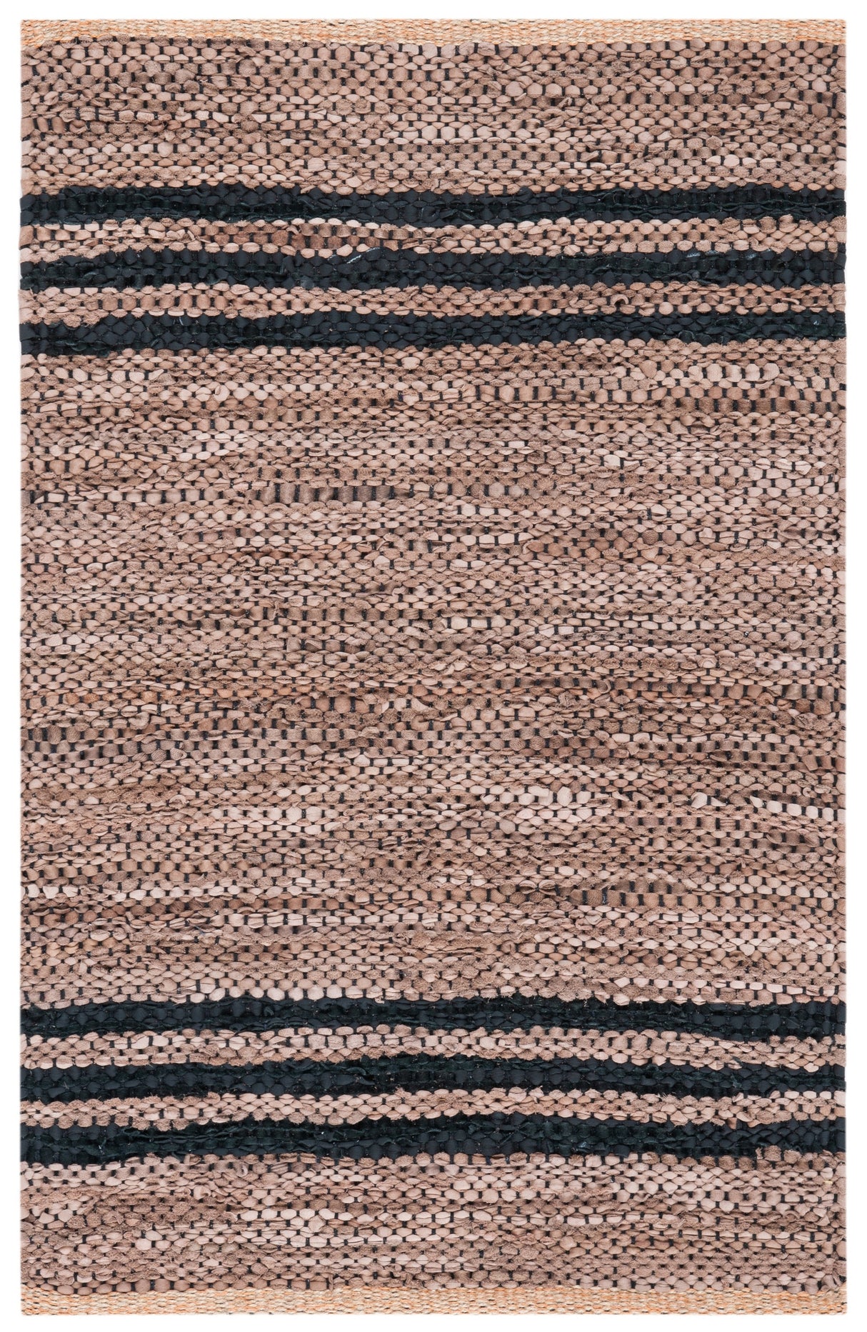 Safavieh Vintage Leather Vtl400T Brown/Black Rugs.