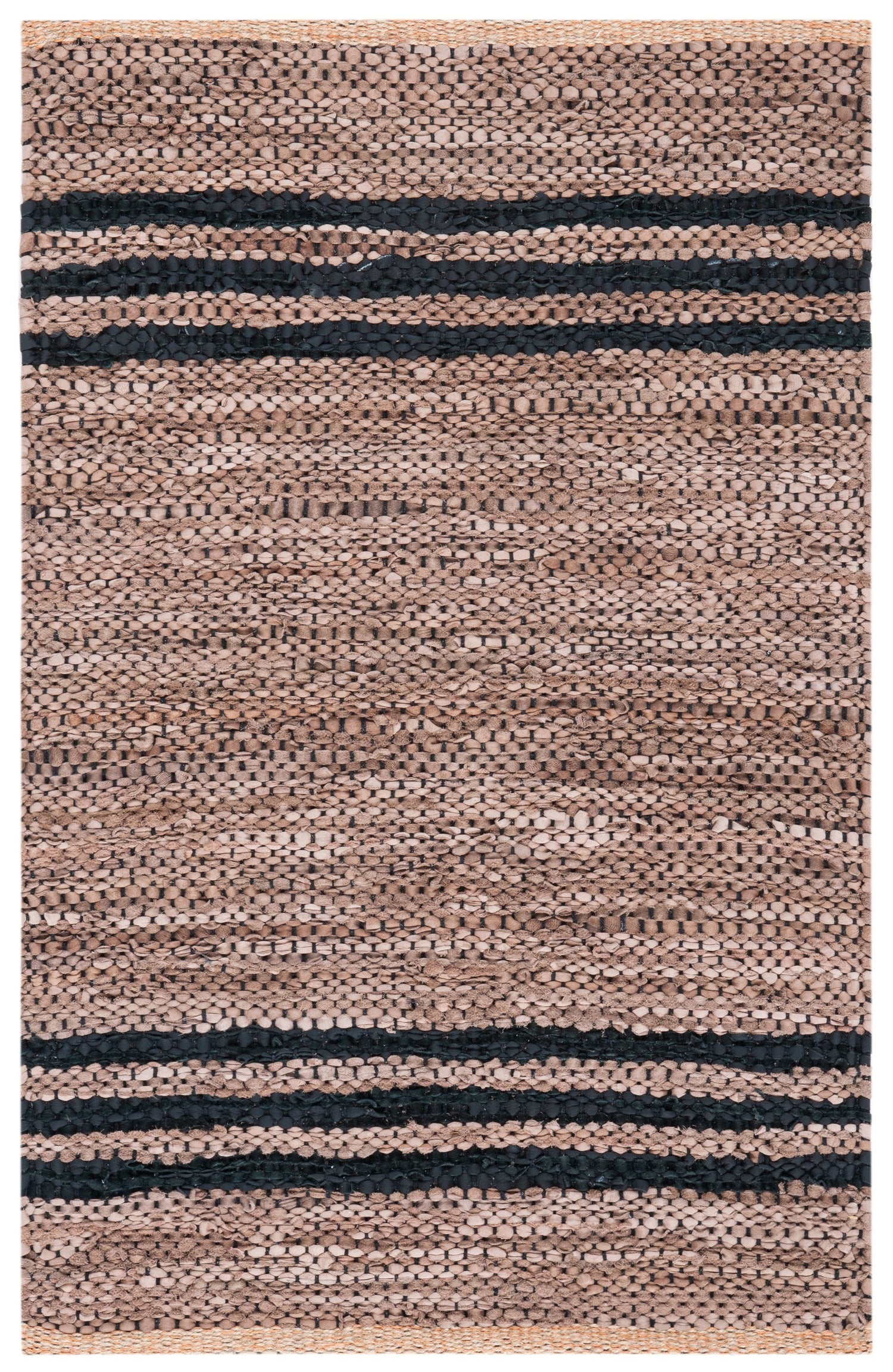Safavieh Vintage Leather Vtl400T Brown/Black Rugs.