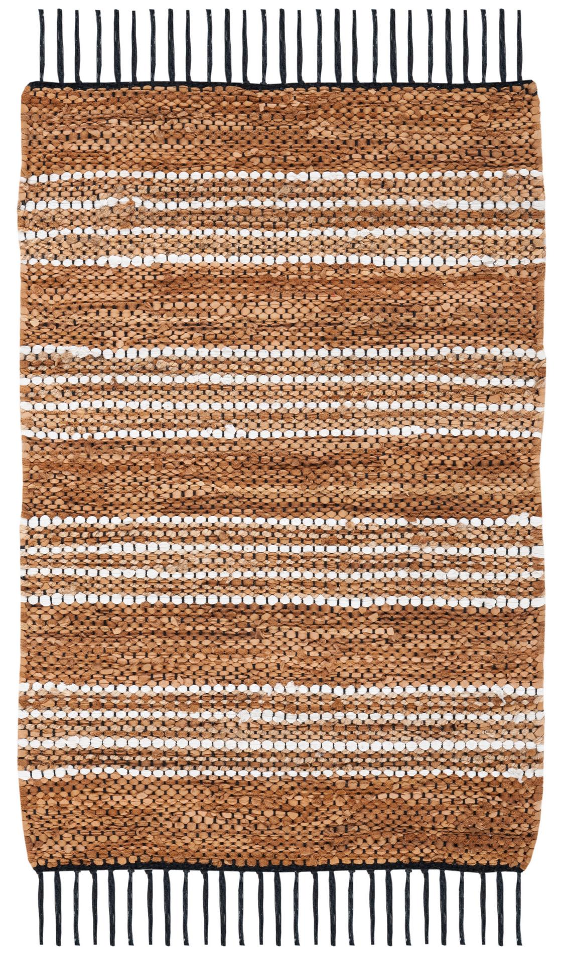 Safavieh Vintage Leather Vtl601B Brown/Natural Rugs.