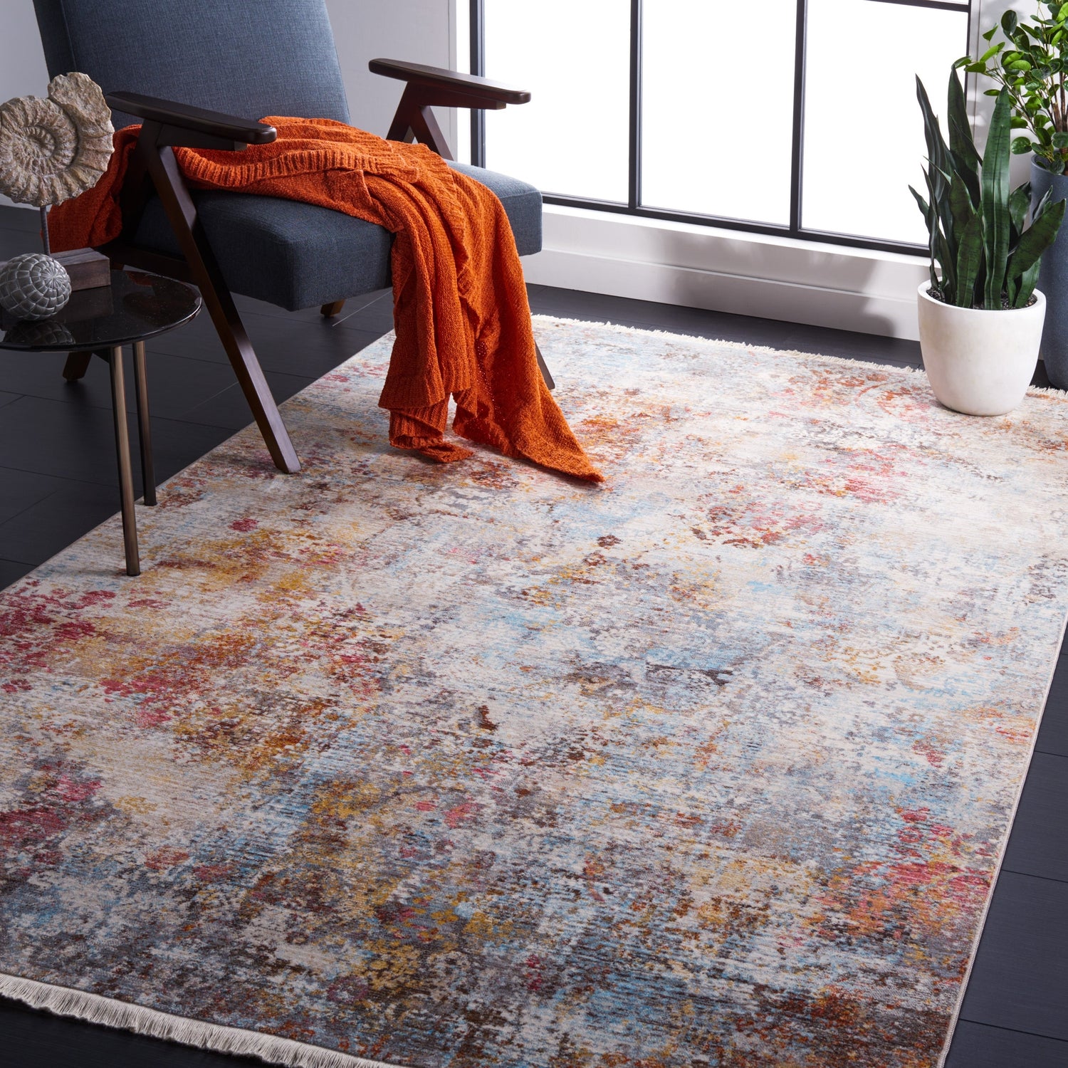 Safavieh Vintage Persian Vtp422M Rust/Blue Rugs.