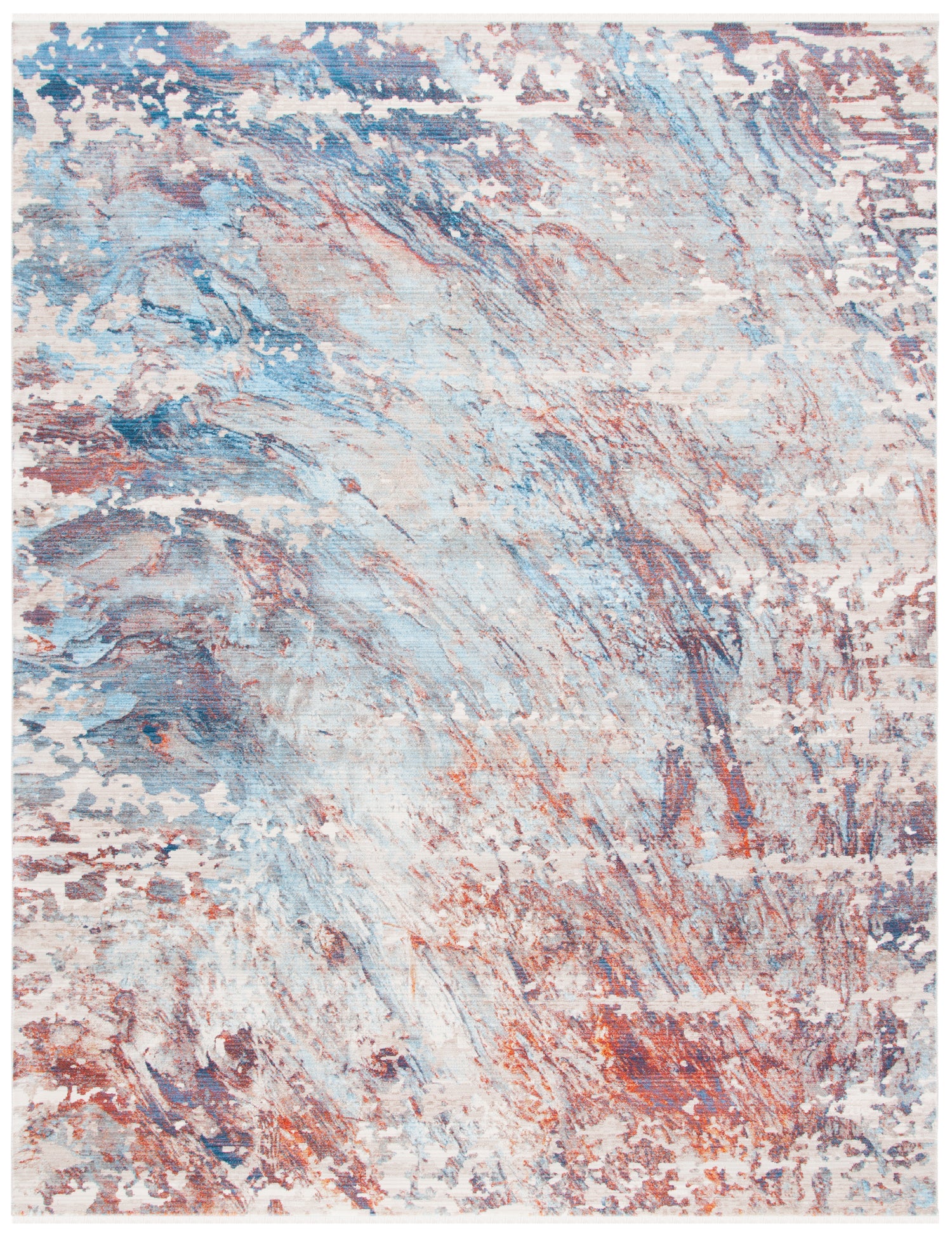 Safavieh Vintage Persian Vtp452P Blue/Rust Rug.