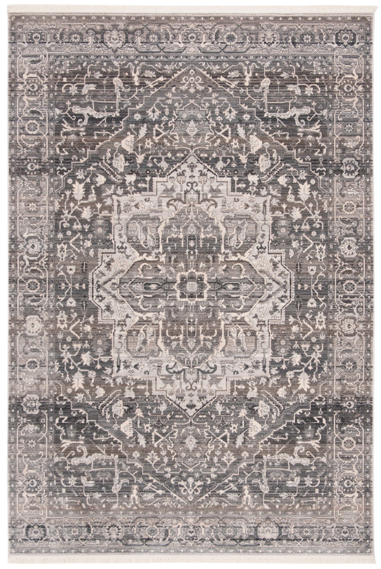 Safavieh Vintage Persian Vtp479F Grey/Charcoal Rug.