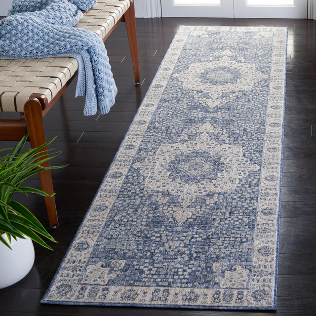 Safavieh Winston Wnt198M Blue/Creme Rugs.