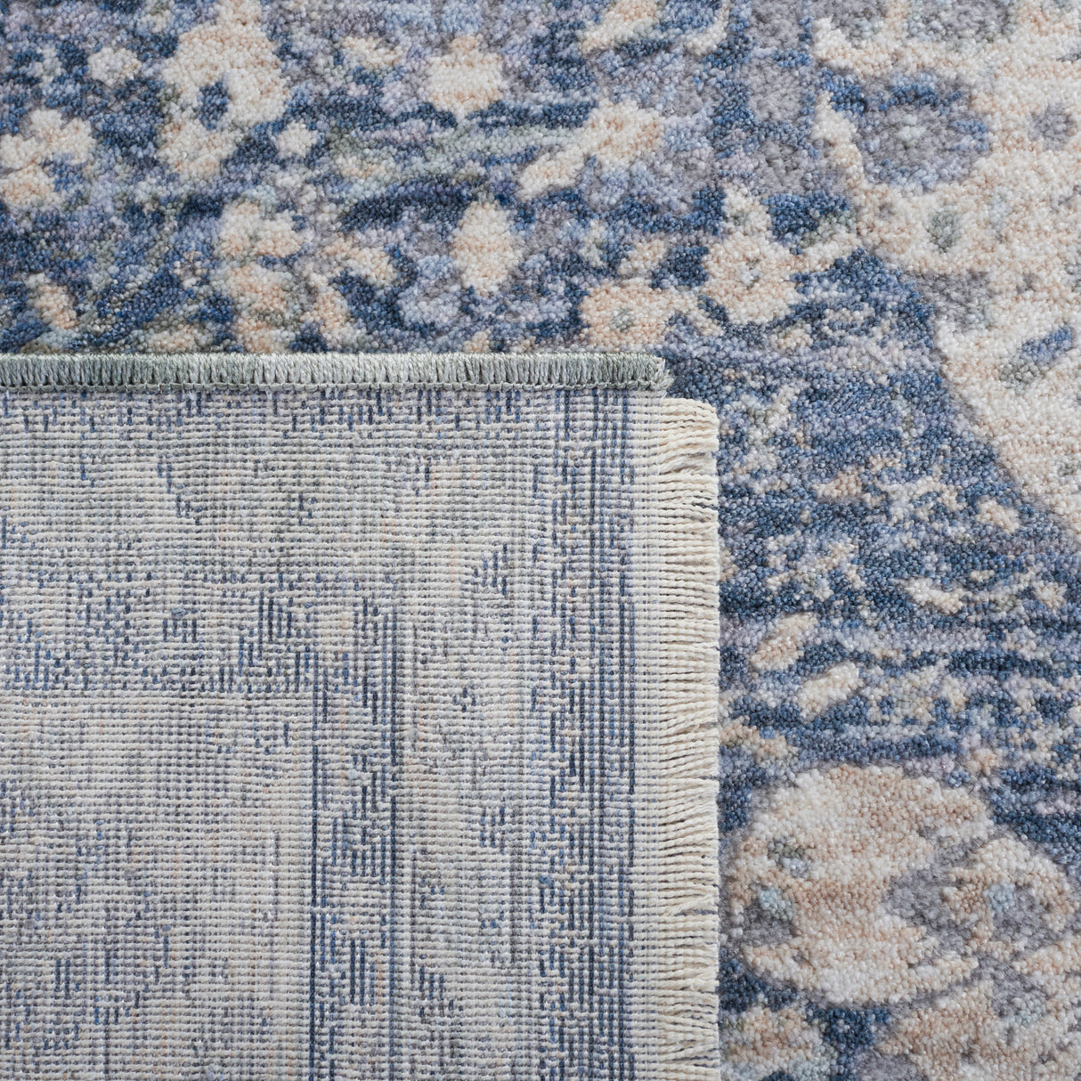 Safavieh Winston Wnt198M Blue/Creme Rugs.