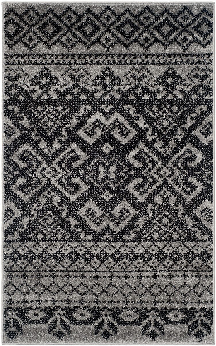 Safavieh Adirondack Adr107A Silver / Black Rugs.
