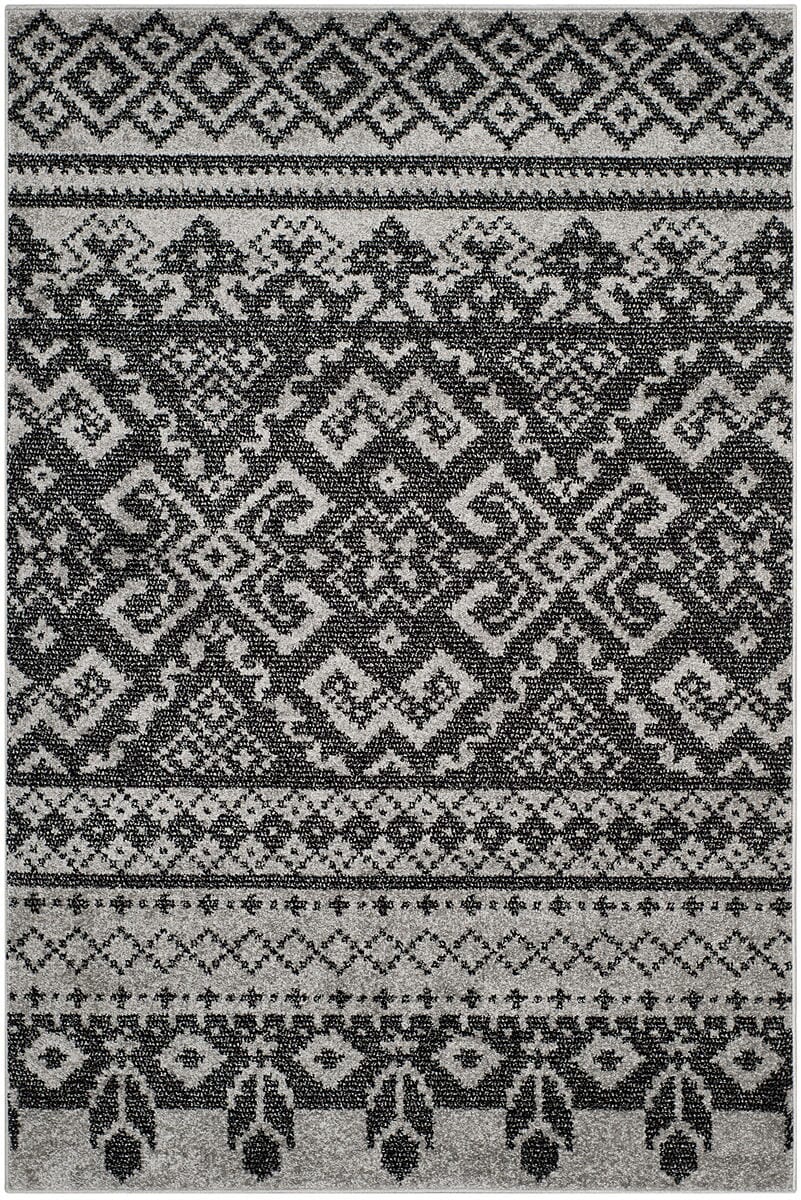 Safavieh Adirondack Adr107A Silver / Black Rugs.