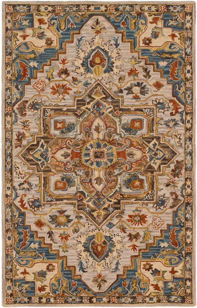 Surya Artemis Aes-2311 Clay, Burnt Orange, Denim, Medium Gray Rugs.