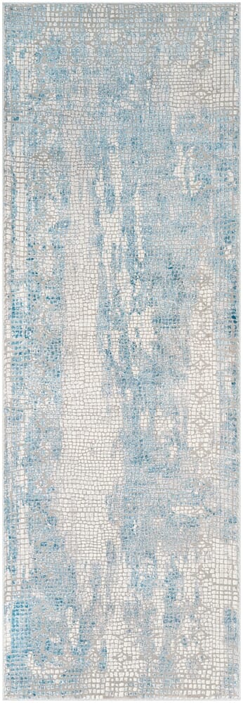 Surya Aisha Ais-2301 Sky Blue, Medium Gray, Light Gray Rugs.