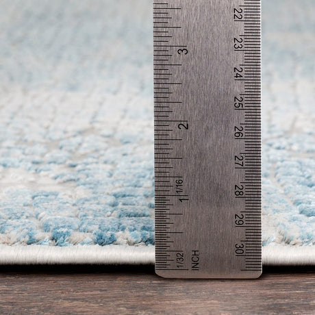 Surya Aisha Ais-2301 Sky Blue, Medium Gray, Light Gray Rugs.