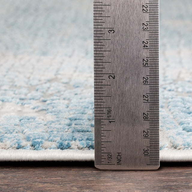 Surya Aisha Ais-2301 Sky Blue, Medium Gray, Light Gray Rugs.