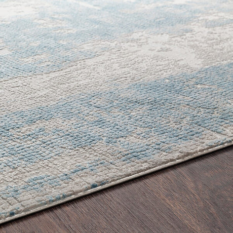 Surya Aisha Ais-2301 Sky Blue, Medium Gray, Light Gray Rugs.