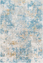 Surya Aisha Ais-2302 Sky Blue, Mustard, Light Gray, White Rugs.