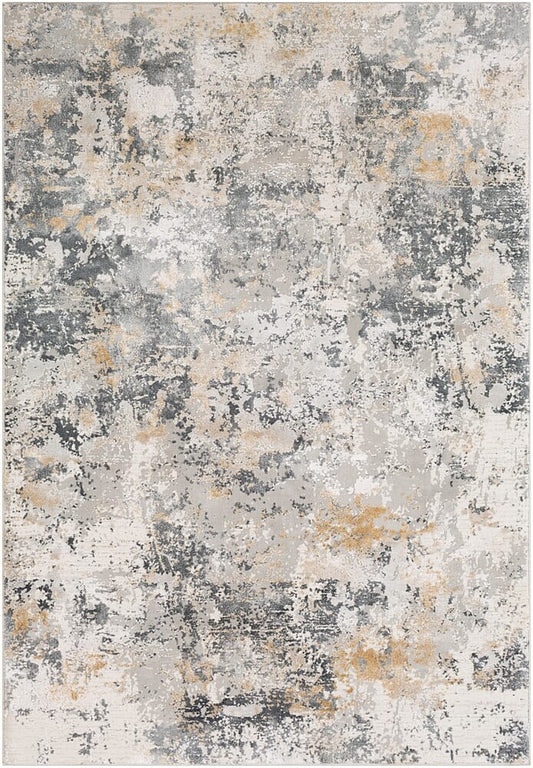 Surya Aisha Ais-2303 Charcoal, Medium Gray, Light Gray Organic / Abstract Area Rug