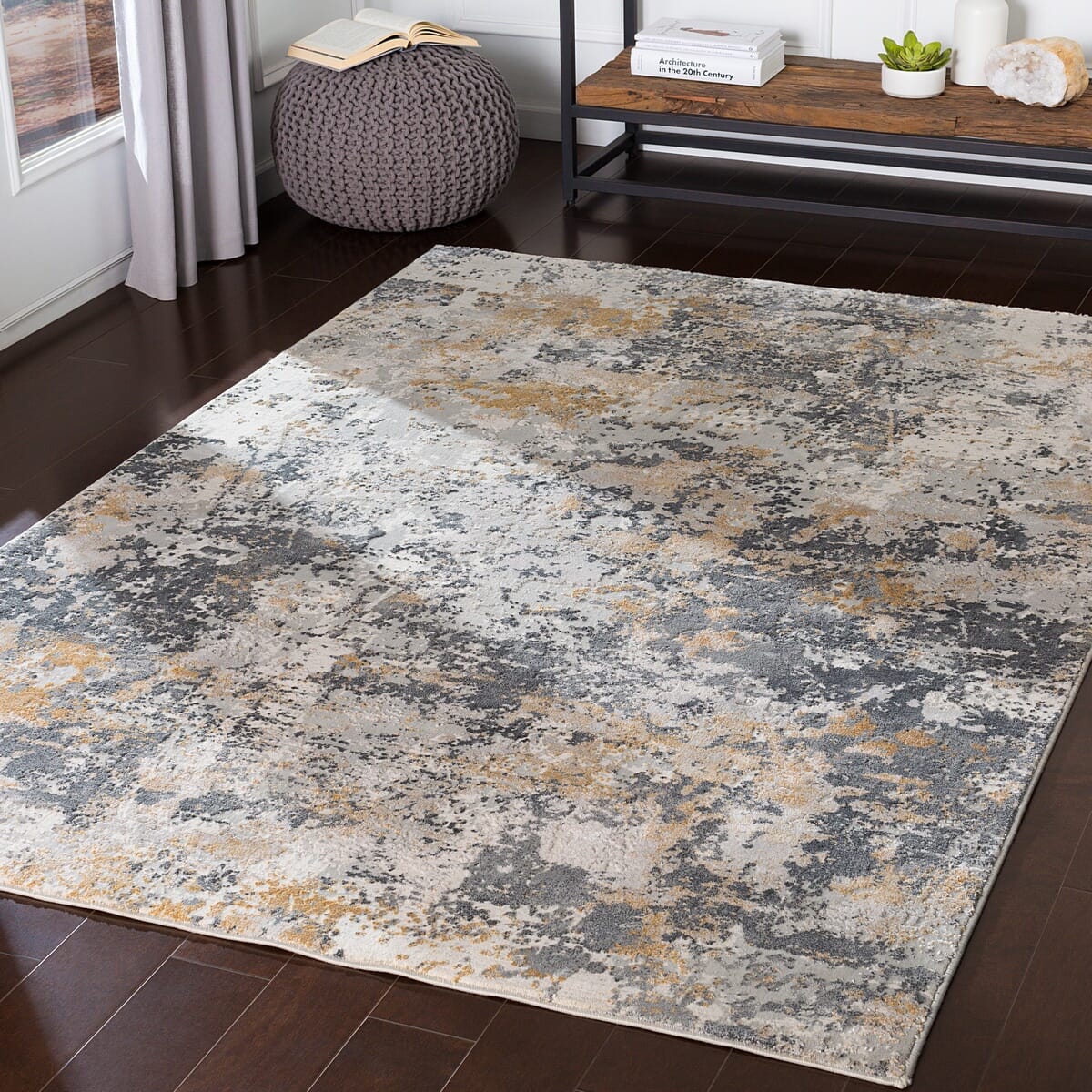 Surya Aisha Ais-2303 Charcoal, Medium Gray, Light Gray Rugs.