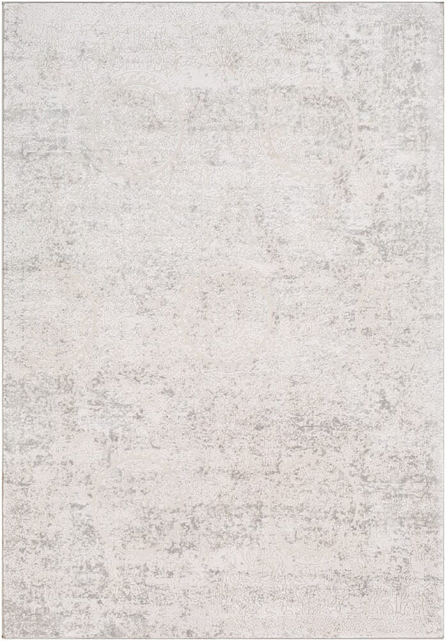 Surya Aisha Ais-2307 Light Gray, White Rugs.