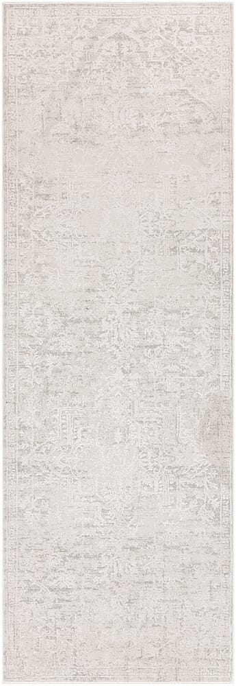 Surya Aisha Ais-2309 Medium Gray, White Rugs.