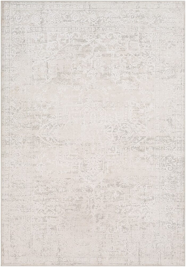 Surya Aisha Ais-2309 Medium Gray, White Rugs.