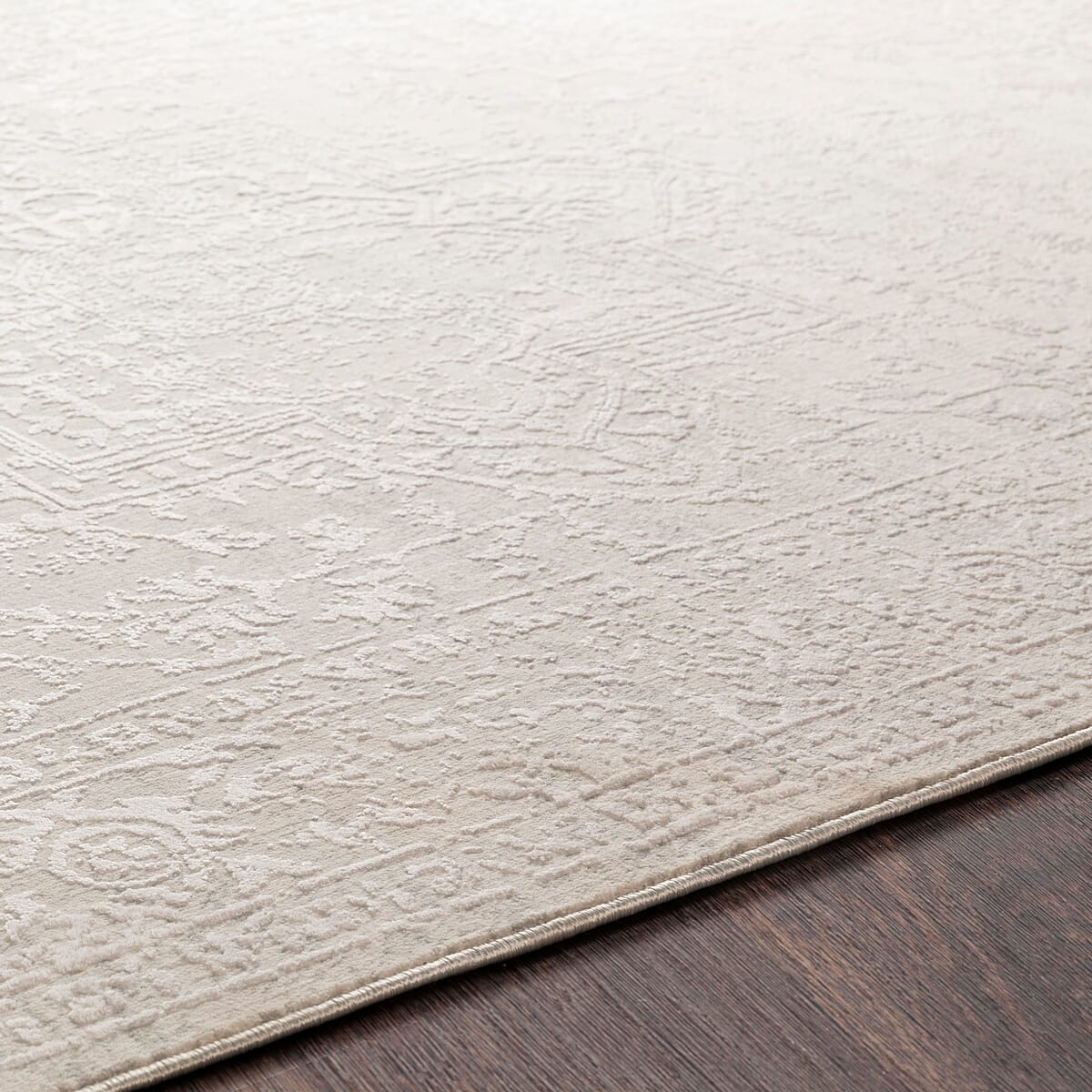 Surya Aisha Ais-2309 Medium Gray, White Rugs.