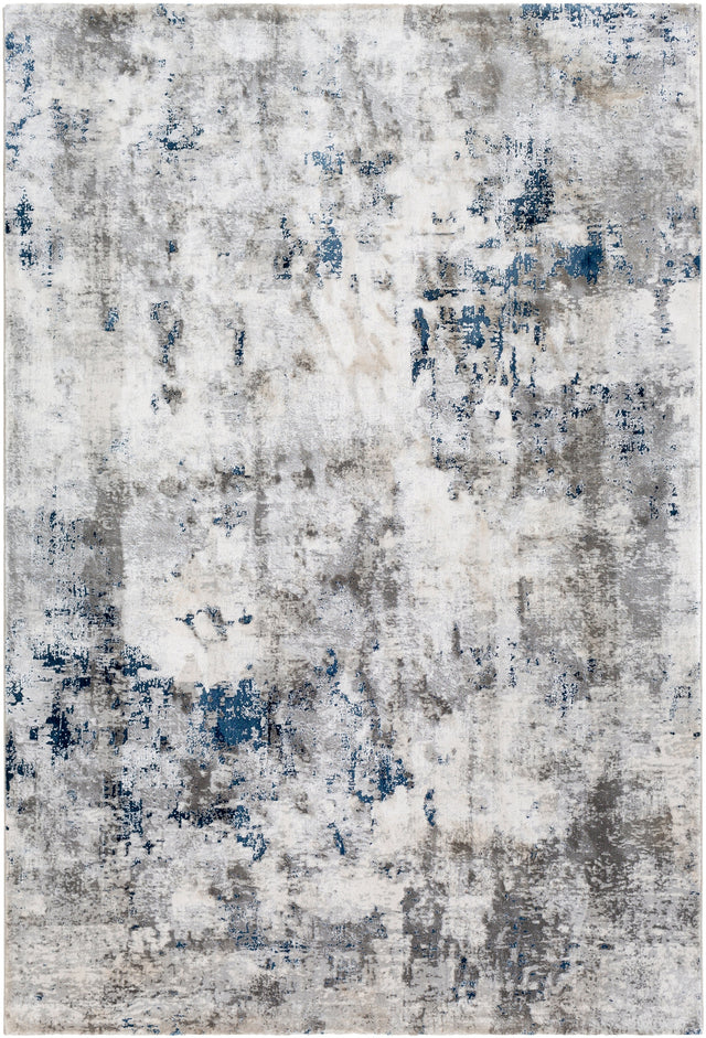Surya Aisha Ais-2314 Charcoal, Light Gray, Dark Blue, White Rugs.