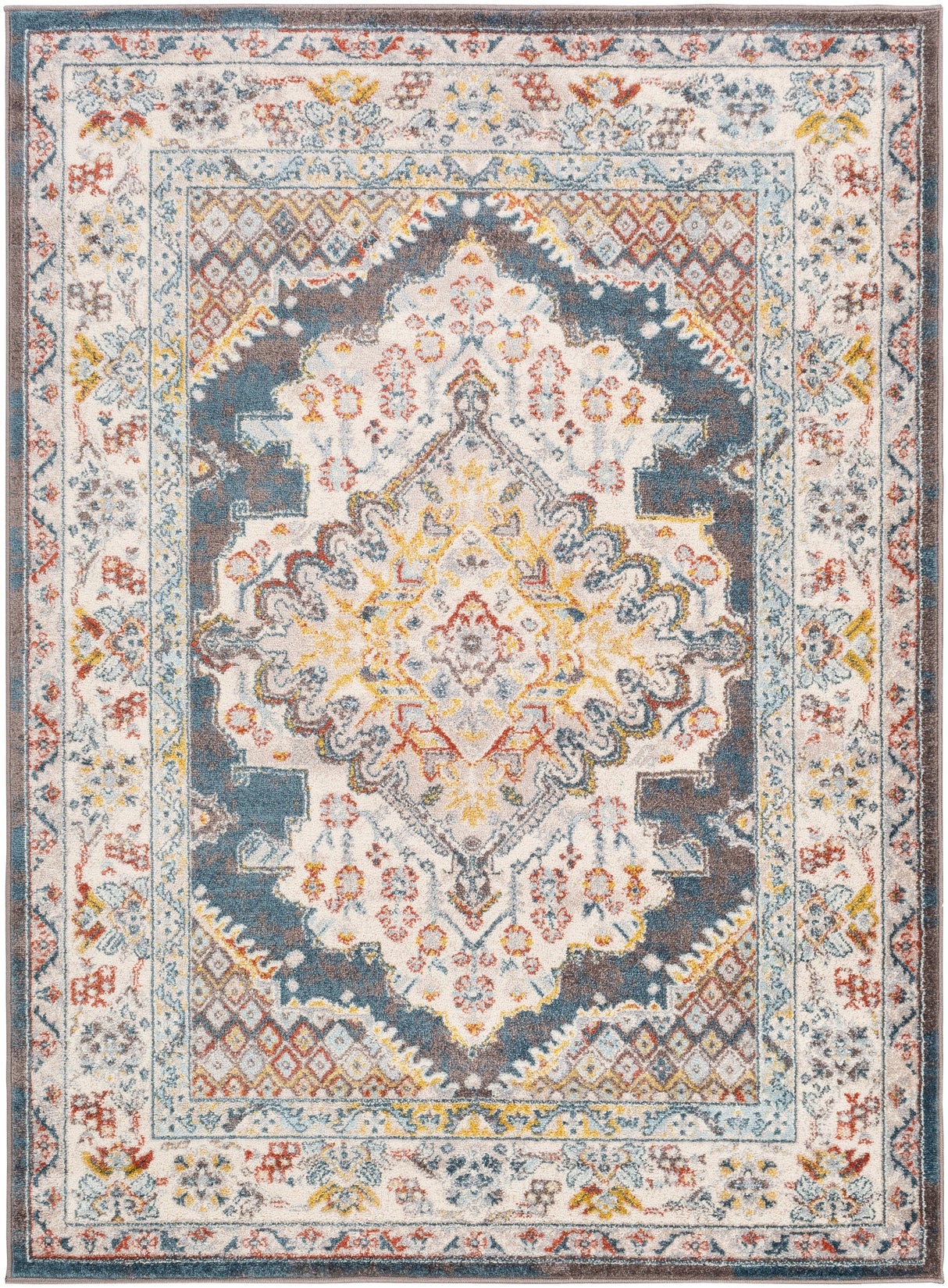 Surya Ankara Akr-2303 Camel, Garnet, Mustard, Saffron Rugs.