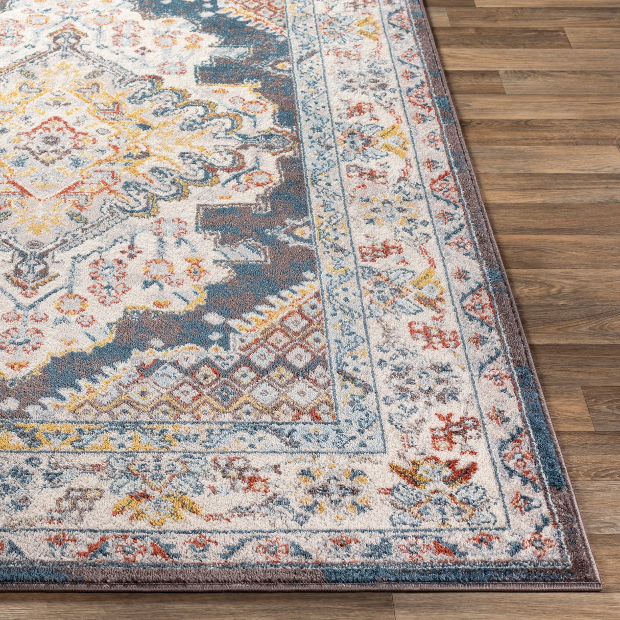 Surya Ankara Akr-2303 Camel, Garnet, Mustard, Saffron Rugs.