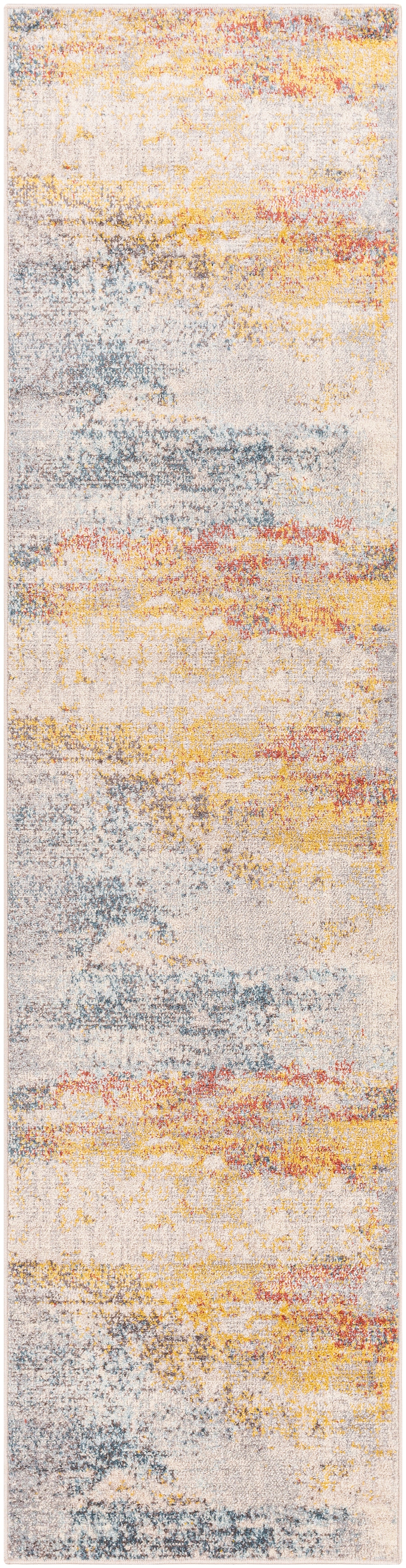Surya Ankara Akr-2316 Teal, Sky Blue, Medium Gray, Light Gray Rugs.