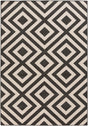 Surya Alfresco Alf-9639 Black / Beige Rugs.