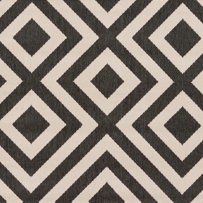 Surya Alfresco Alf-9639 Black / Beige Rugs.