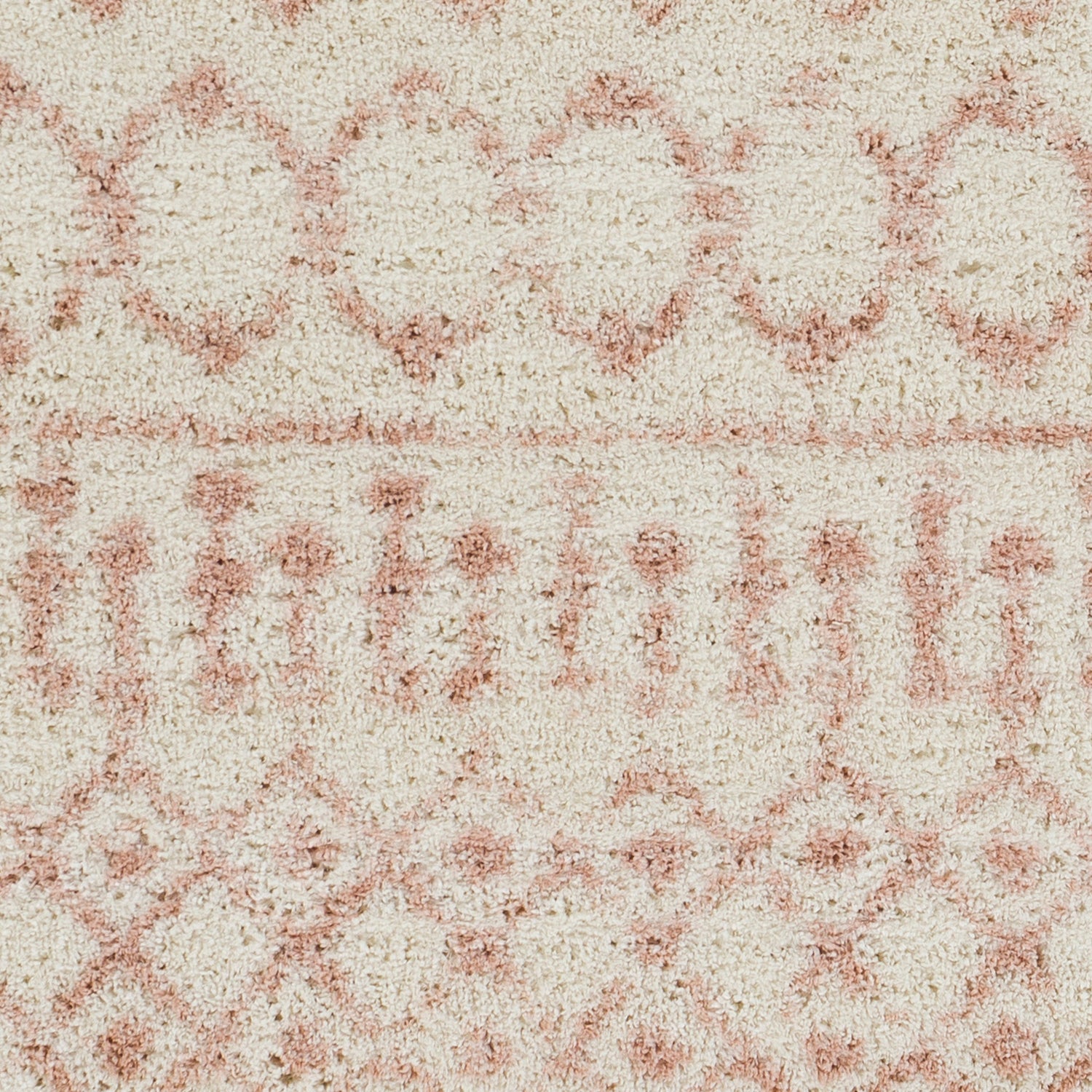 Surya Aliyah Shag Alh-2301 Cream, Pale Pink Rugs.