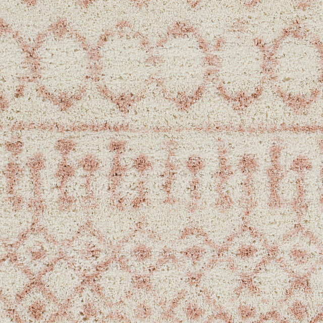 Surya Aliyah Shag Alh-2301 Cream, Pale Pink Rugs.