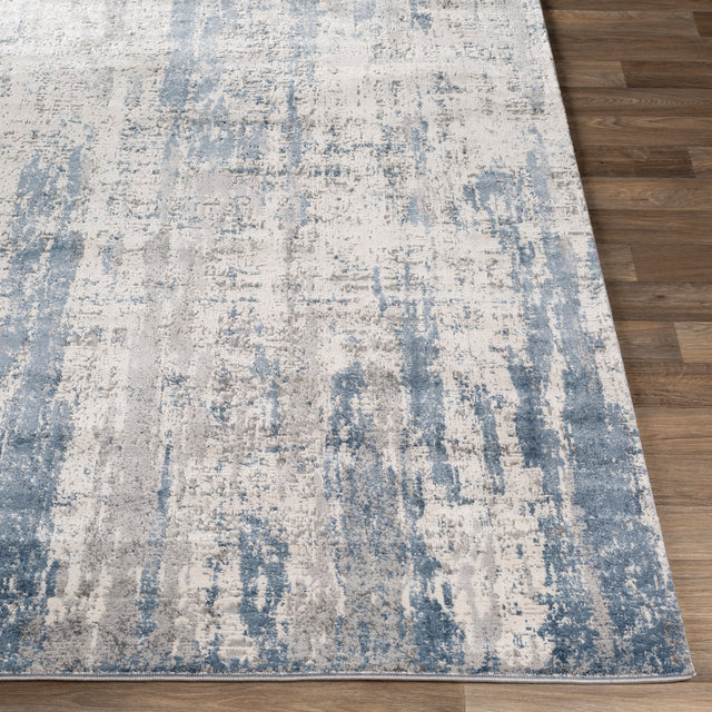 Surya Alpine Alp-2309 Denim, Charcoal, Medium Gray, White Rugs.
