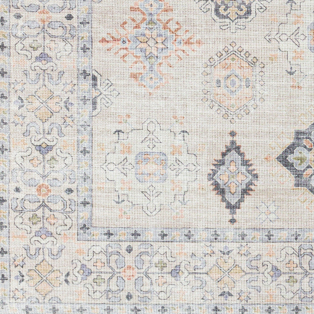 Surya Alanya Aly-2302 Burnt Orange, Dark Blue, Denim, Grass Green Rugs.