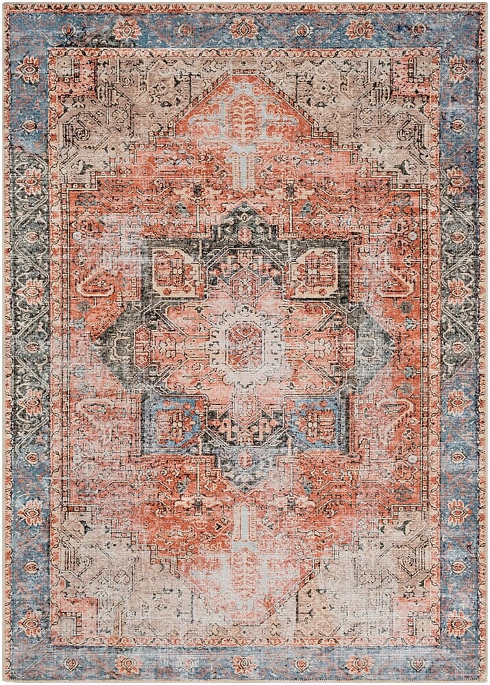 Surya Amelie Aml-2309 Rose, Denim, Butter, Beige Rugs.