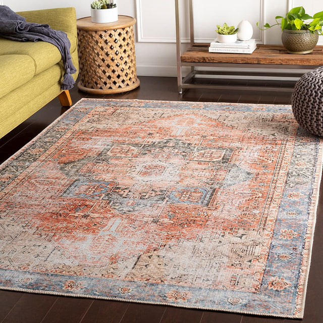 Surya Amelie Aml-2309 Rose, Denim, Butter, Beige Rugs.
