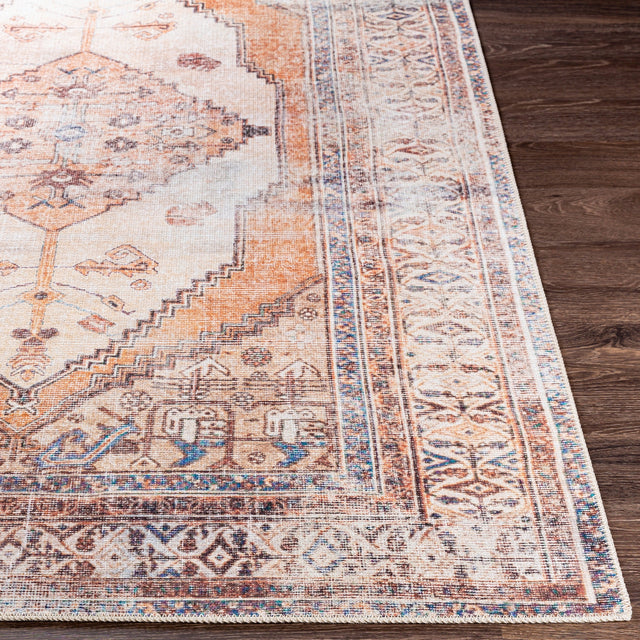 Surya Amelie Aml-2312 Camel, Wheat, Ivory, Dark Brown Rugs.