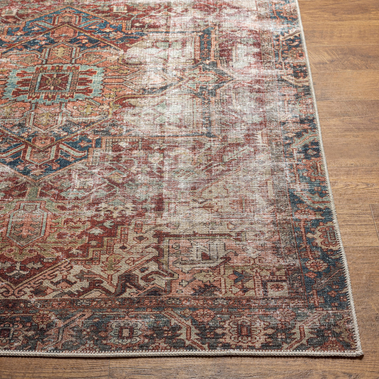 Surya Machine Washable Amelie Aml-2350 Burgundy Rug.