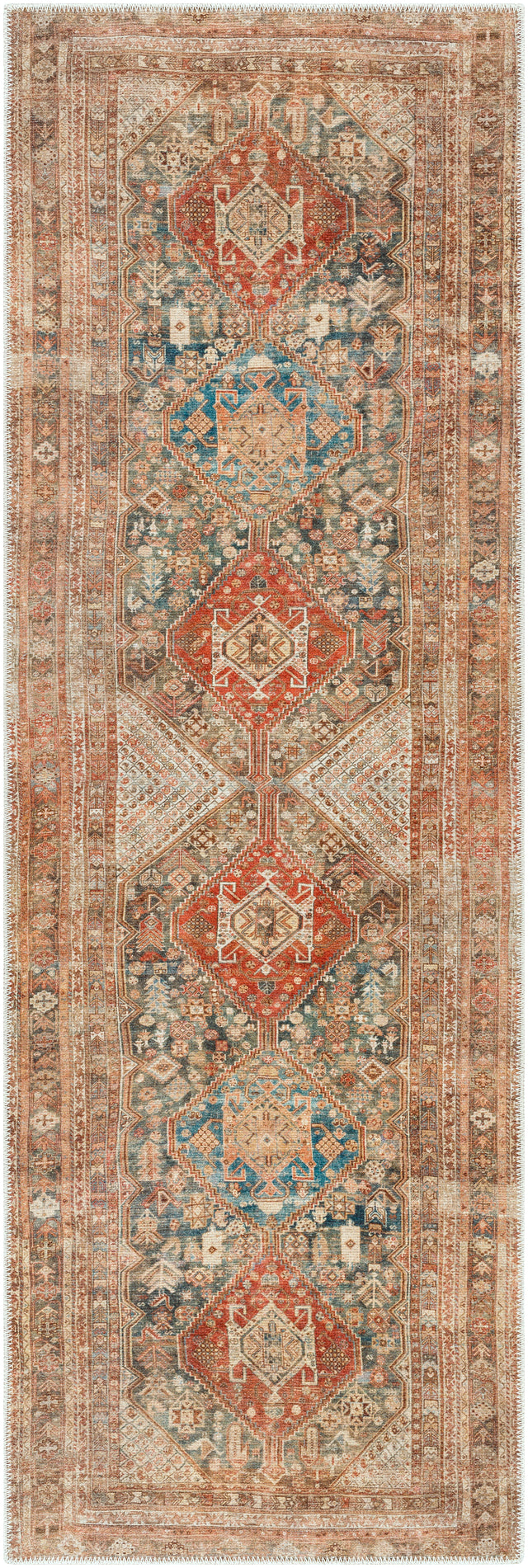 Surya Machine Washable Amelie Aml-2354 Orange Rug.