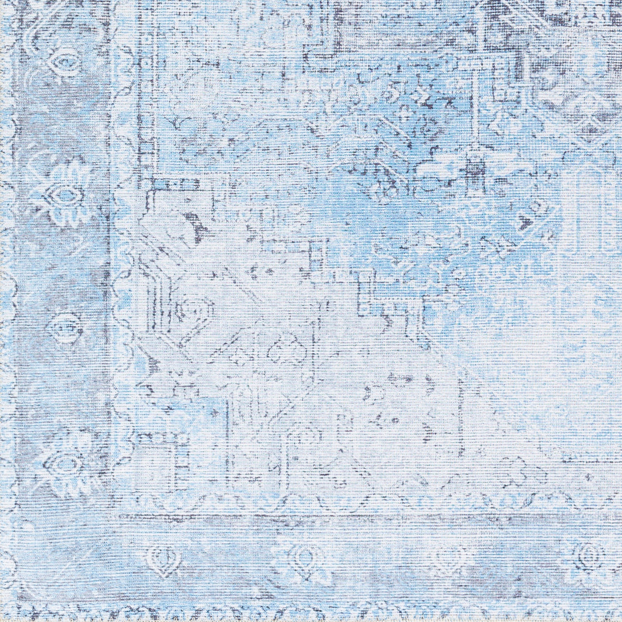Surya Machine Washable Amelie Aml-2362 Light Blue Rug.