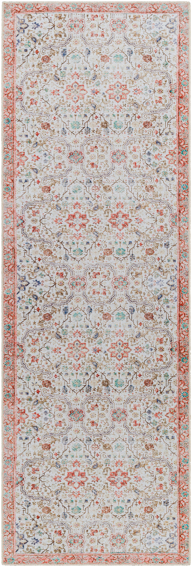Surya Machine Washable Amelie Aml-2365 Orange Rug.