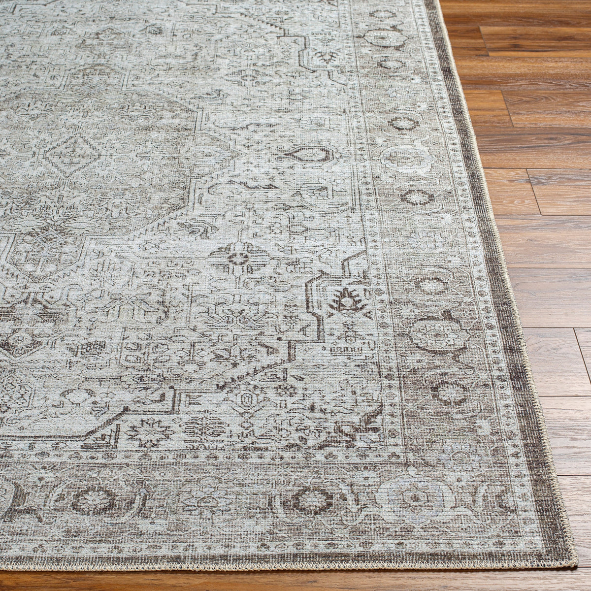 Surya Machine Washable Amelie Aml-2368 Grey Rug.