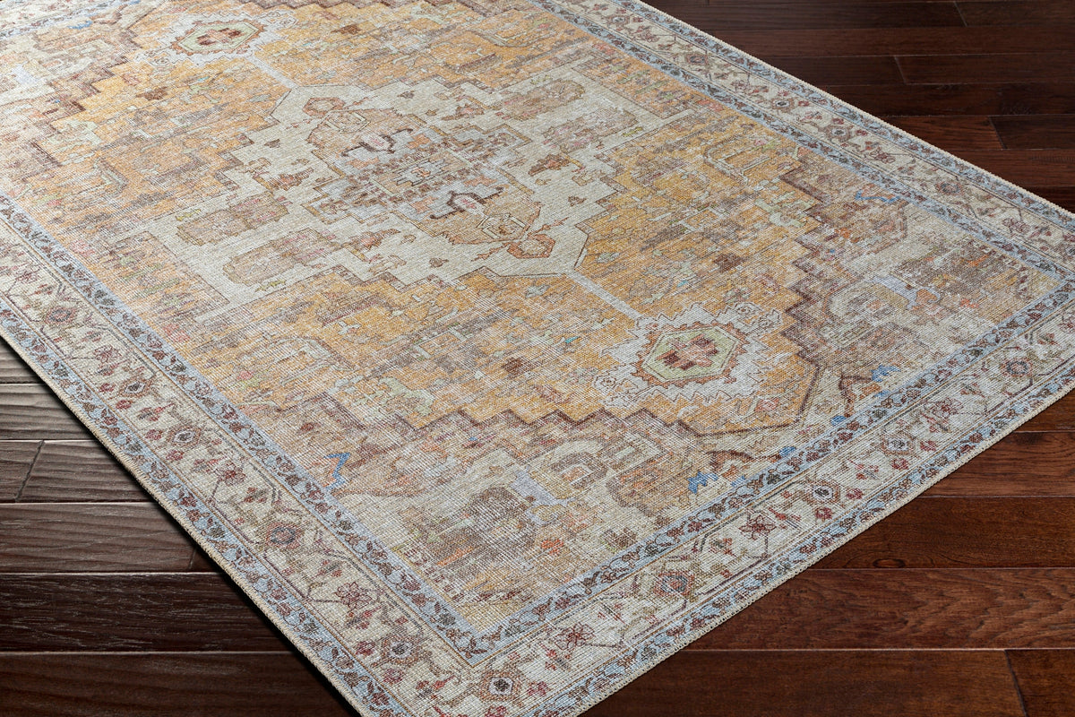 Surya Machine Washable Amelie Aml-2373 Orange Rug.