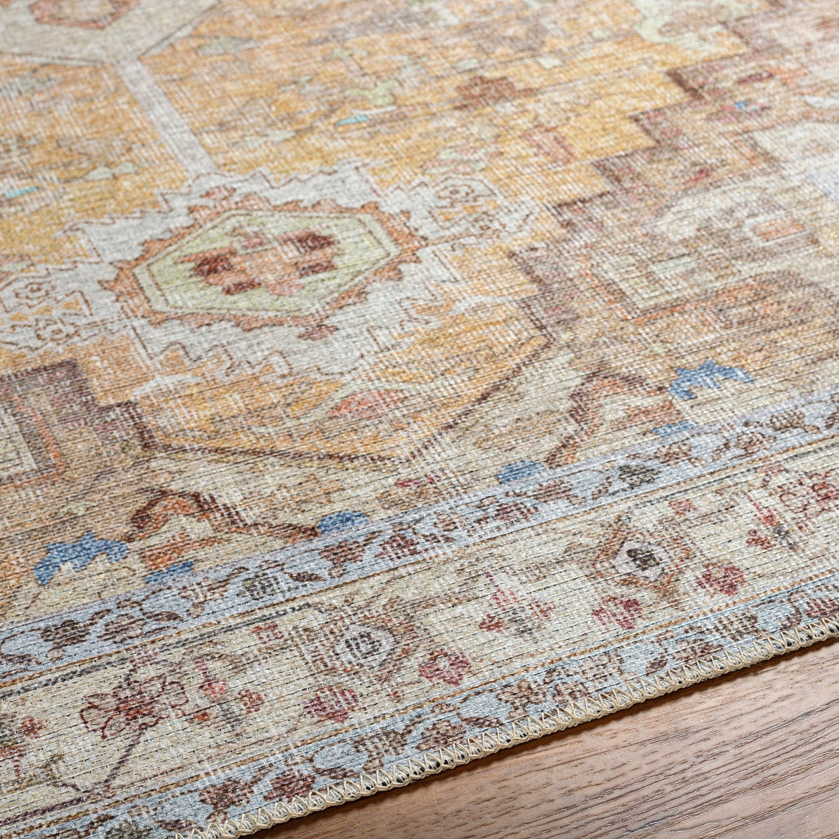 Surya Machine Washable Amelie Aml-2373 Orange Rug.