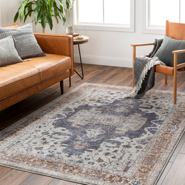 Surya Machine Washable Amelie Aml-2374 Beige Rug.
