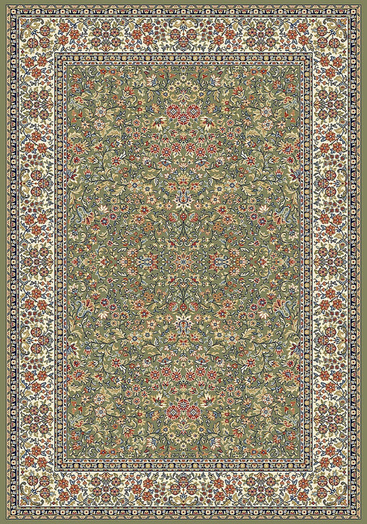 Dynamic Ancient Garden 57078 Green / Ivory Area Rug